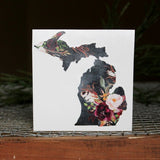 Decal  //  Michigan  ~  Woodland Whisper Floral